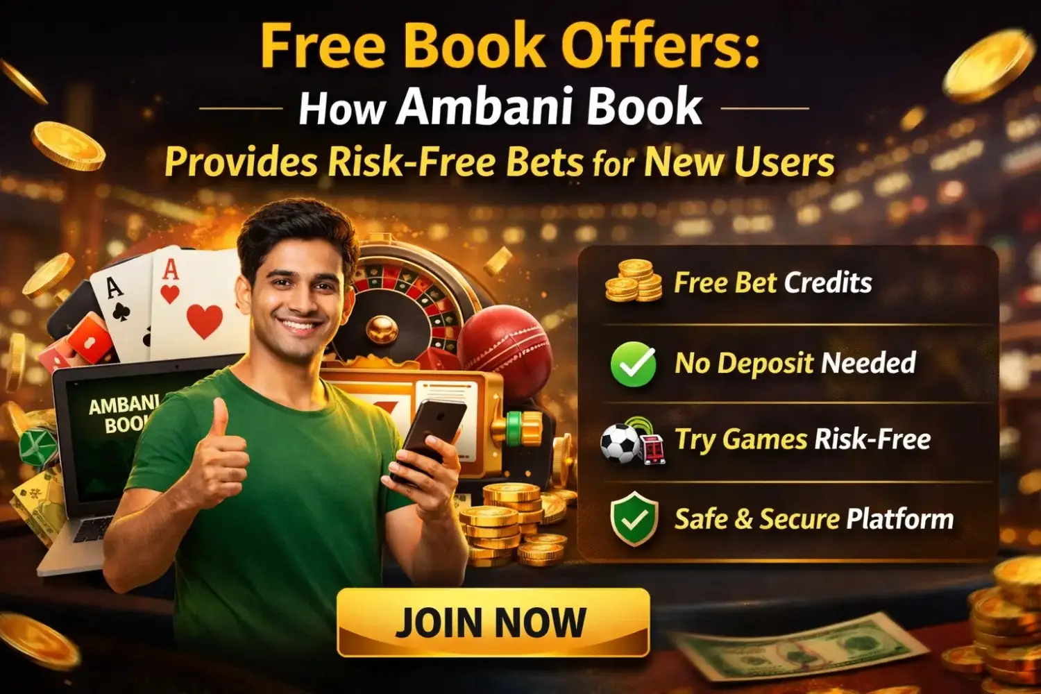 Free Book Offers: How Ambani Book Provides Risk-Free Bets for New Users
