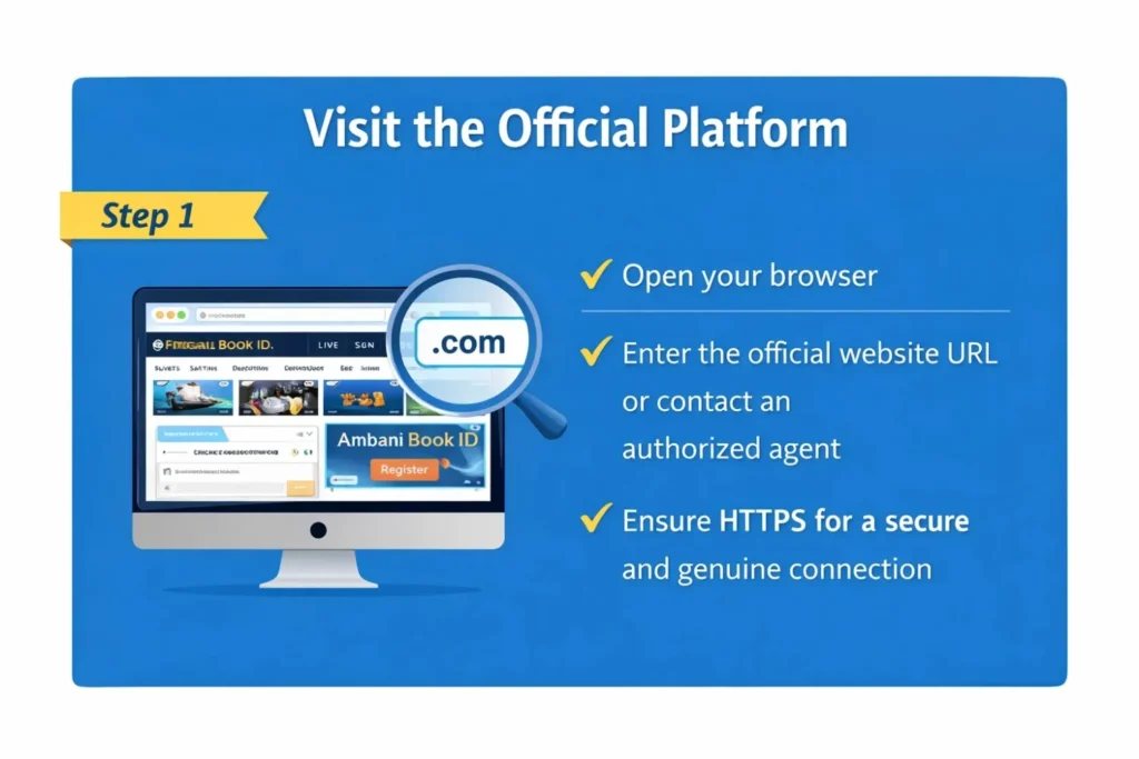 Visit the Official Platform or Authorized Agent