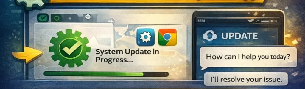 Clear Browser Cache or Update App
