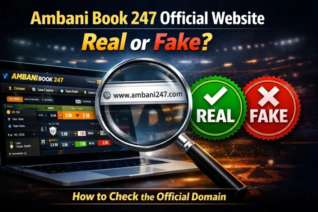 Ambani Book 247 Official Website Real or Fake