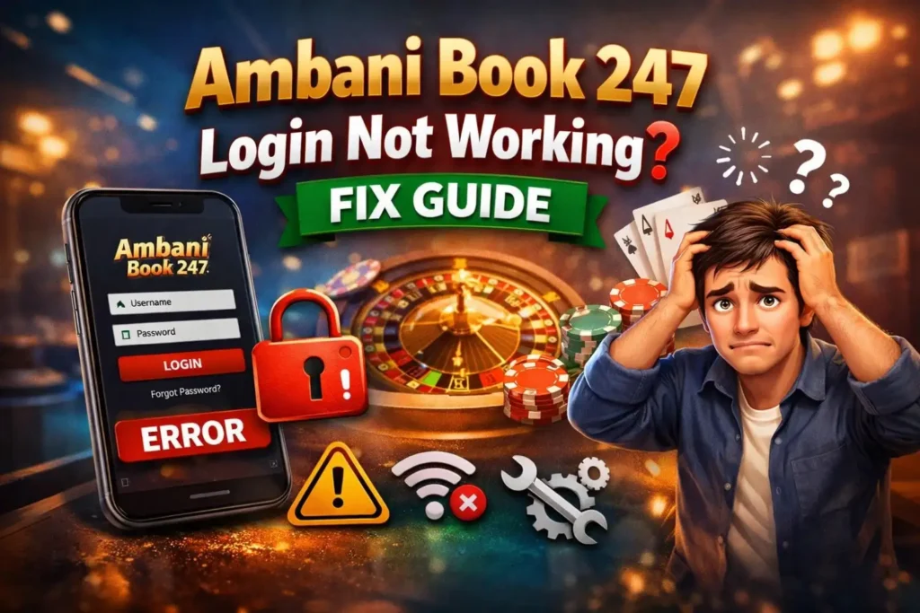 Ambani Book 247 Login Not Working? Fix Guide